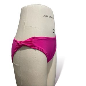 Coco Reef Pink Side Twist Looped Bikini Bottoms